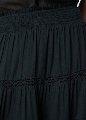 Felicia s voile skirt Navy Neo Noir 